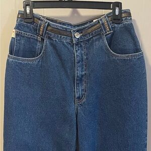 Stylish Dark Blue Straight Leg Jeans